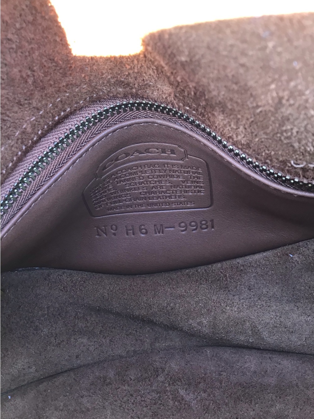Vintage Coach British Tan Watson Crossbody Bag 9981 - Picture 2 of 15